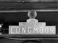 836168 Afbeelding van de naamplaat van de stoomlocomotief nr. 73755 Longmoor van het Britse War Department ( ...